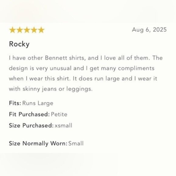 NWT Size XS- The Bennet Buttondown Shirt by Maeve 100% Cotton (NWT US$ 98) - Picture 11 of 16